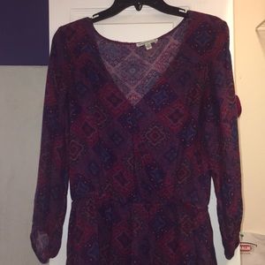 Purple American Eagle Romper